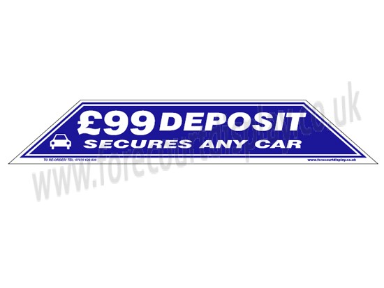 £99 Depositi Windscreen Display