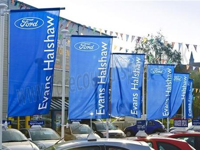 Commercial Flagpoles Forecourt Display
