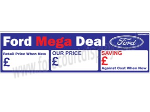 Car bonnet windscreen display sticker