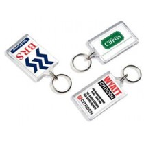 Large rectangular automotive keyring